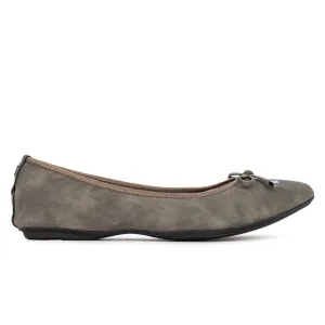 ANNIE Ballet Flat Shoes - Grey