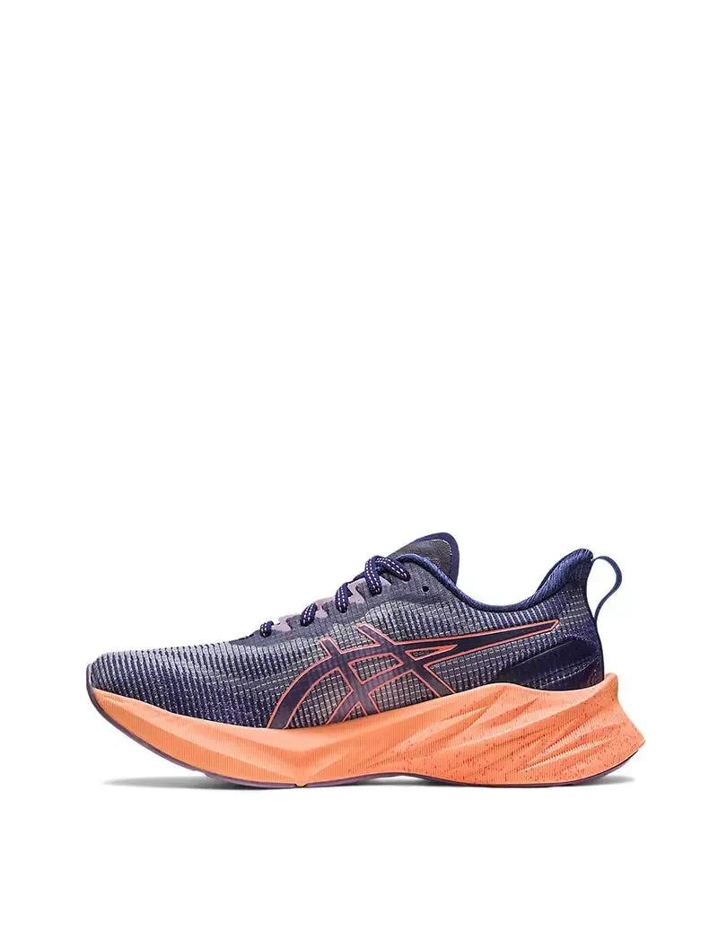 Asics Womens Novablast 3 LE Trainers Indigo Blue / Papaya