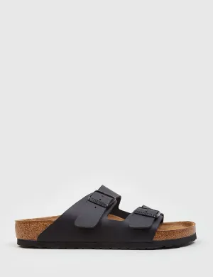 Birkenstock Arizona Leather Sandals (Regular) - Black