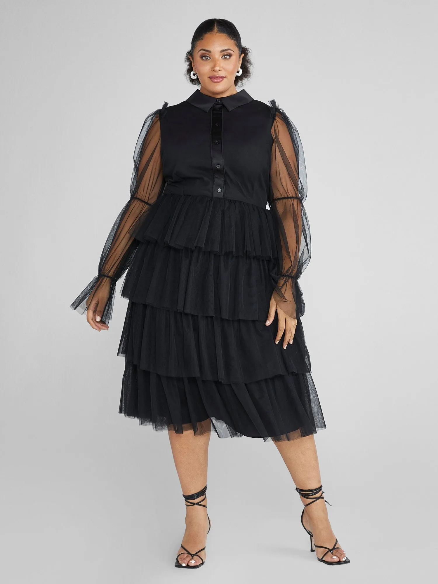 Evan Tiered Tulle Dress - FTF LAB 010: BEAUTICURVE