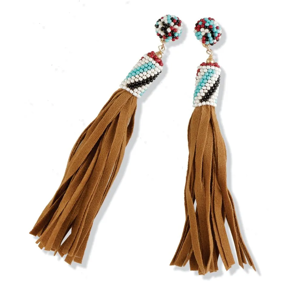 Fall For Me Tassel Earring