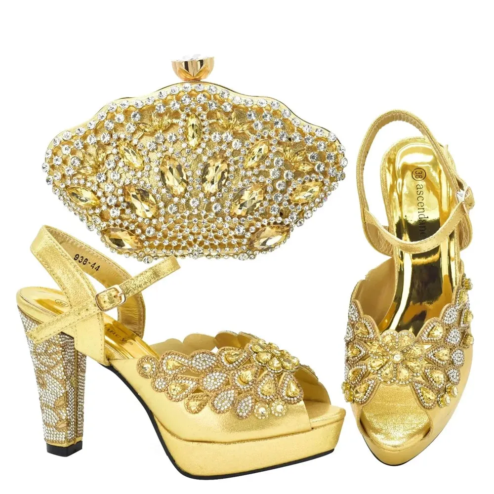 Italian High Heels and Purse Set