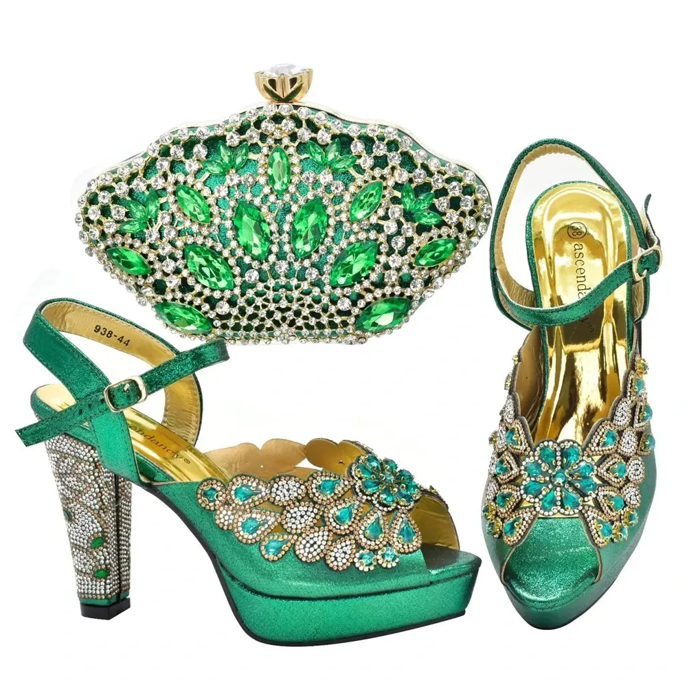 Italian High Heels and Purse Set