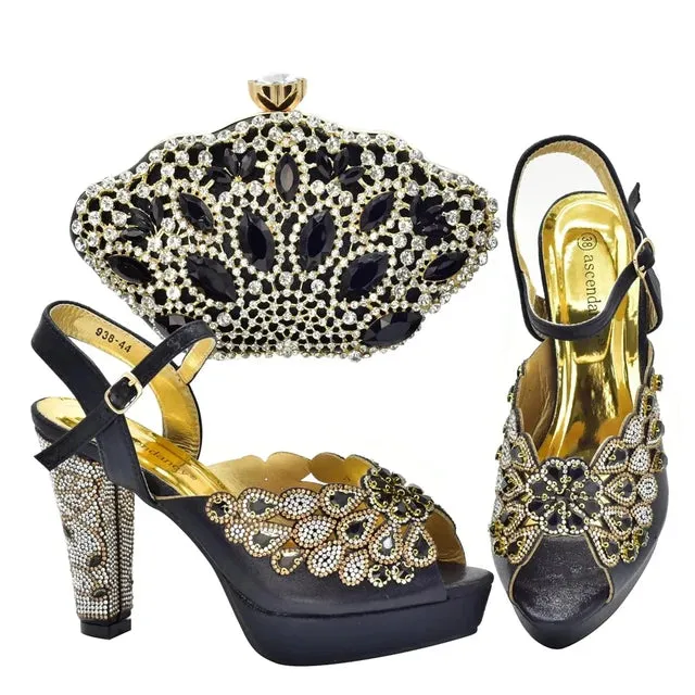 Italian High Heels and Purse Set