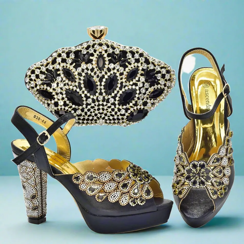 Italian High Heels and Purse Set