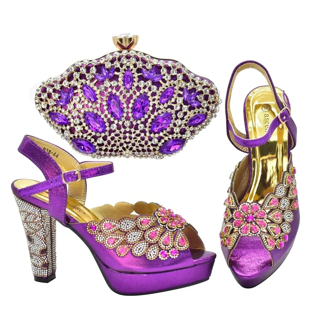 Italian High Heels and Purse Set