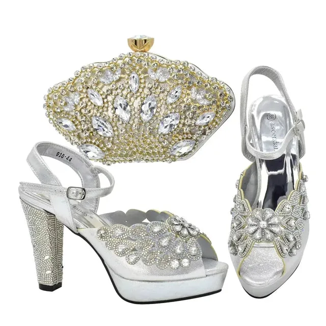 Italian High Heels and Purse Set