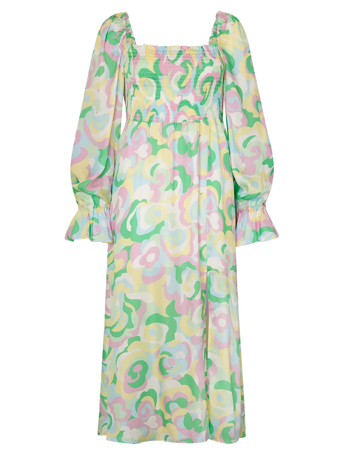 Jolene Multi Floral Swirl Dress