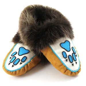 Karen Nicloux Men's 11 Wolf Paw Moccasins