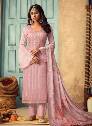 Light Pink Designer Pakistani Salwar Kameez