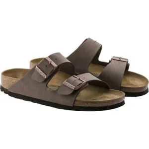 Men's Arizona Sandals Birkenstock, color Mocha Birkibuc