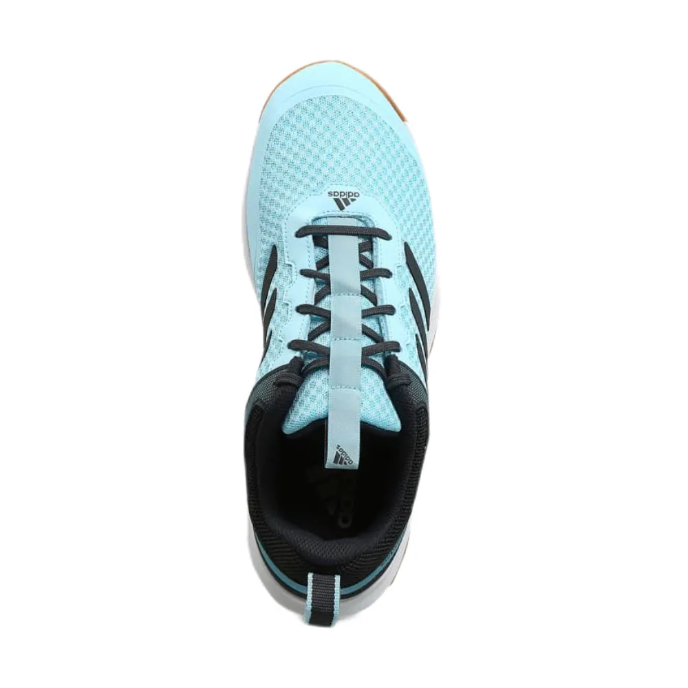 Men's Milyenl Indoor Badminton Shoe (Bliss Blue/Grey/Core Black/Gum)