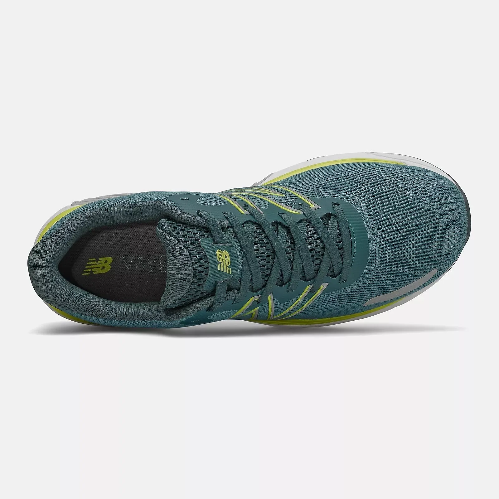 Men's Wide Fit New Balance MVYGOLY2 Vaygo Running Sneakers - Green/Yellow