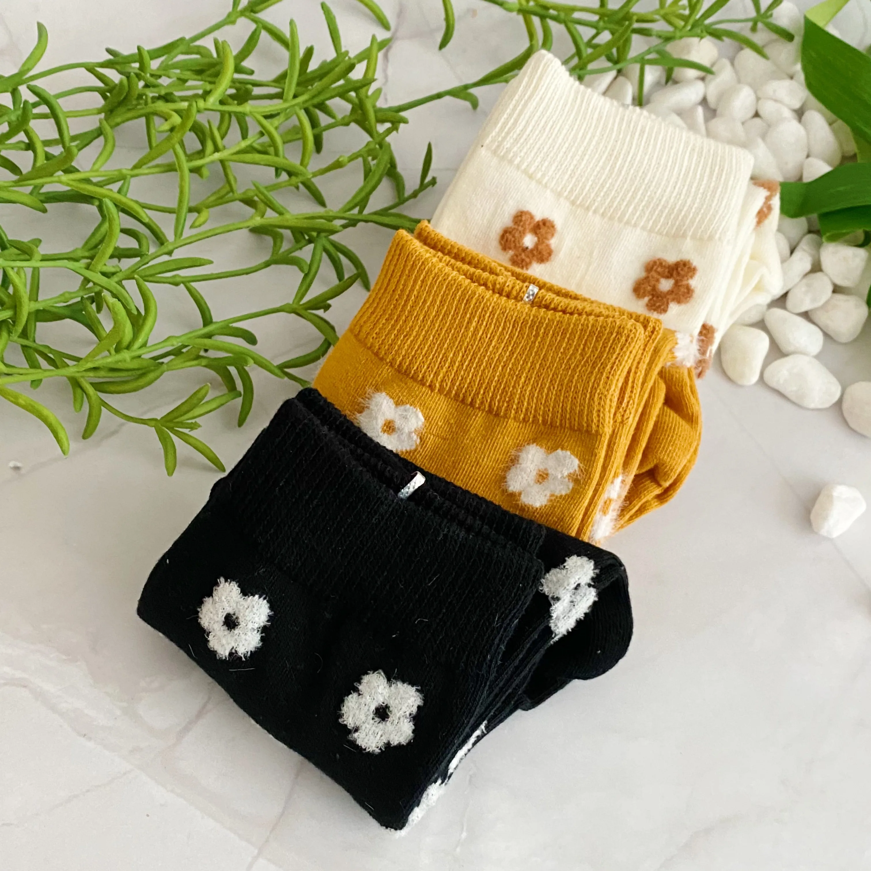 Mini Daisy Happiness Socks Set Of 3