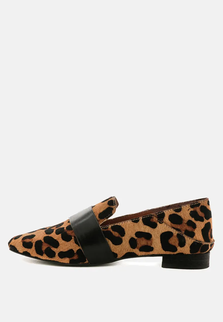 NAOMI Leopard Printed Loafers