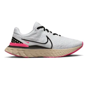 Nike React Infinity Flyknit 3 Trainers - White / Pink