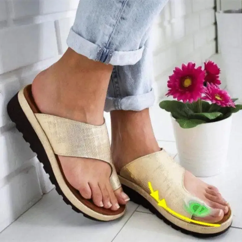 Orthopedic Flat Platform Sandal