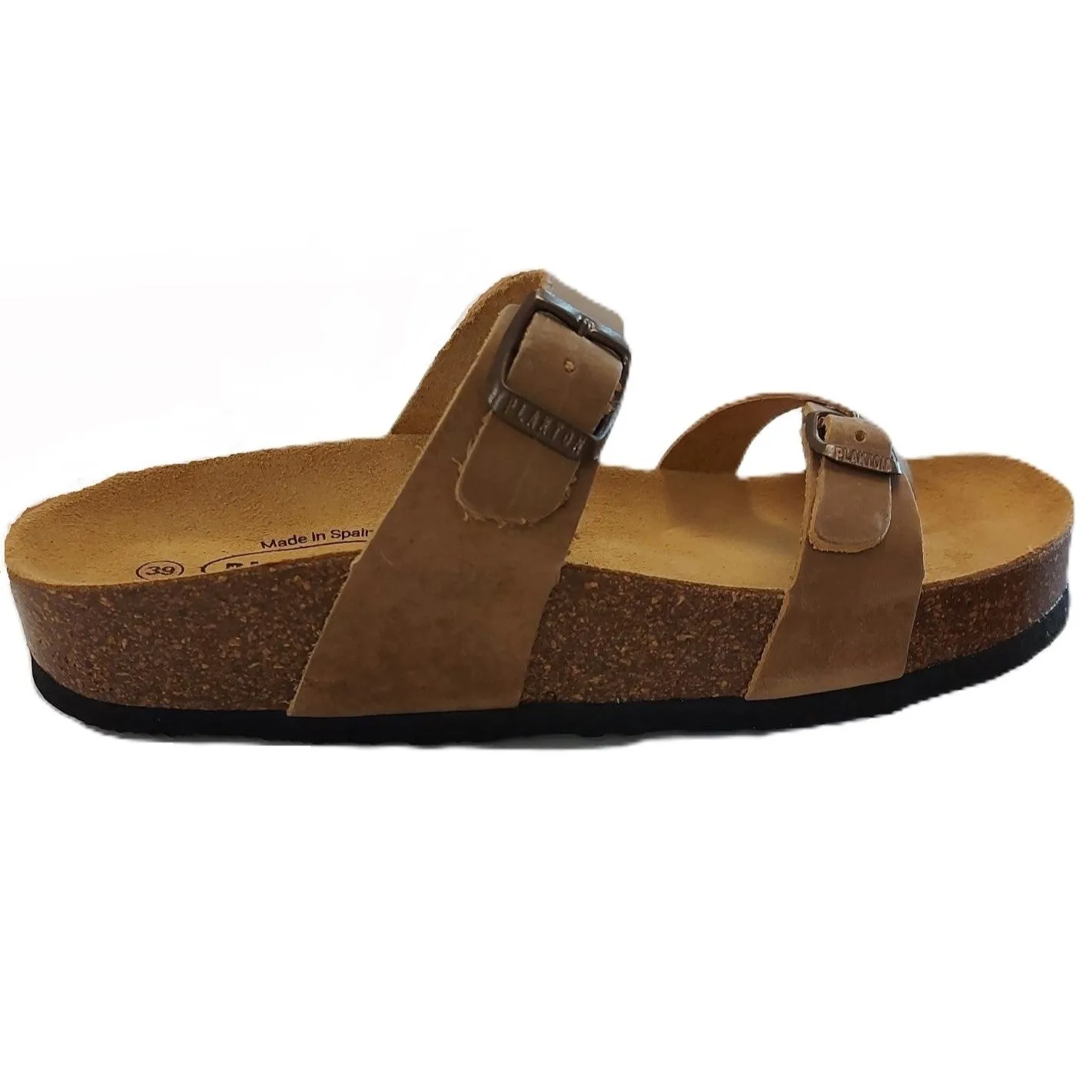 Plakton Bombay Women's Waxy Leather Upper Sandals