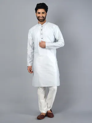 Powder Grey Kurta | Azania