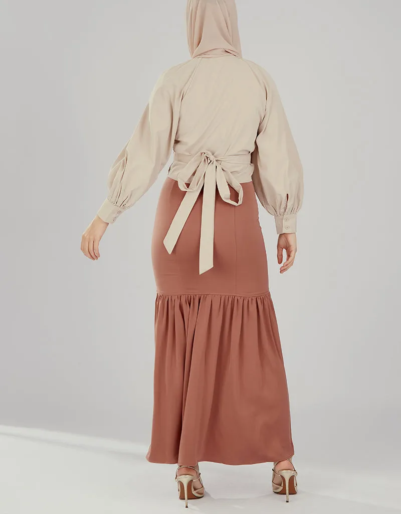 Pristine Pleat Skirt