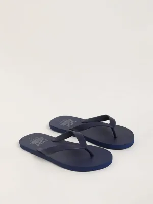 SOLEPLAY Printed Navy Flip Flop