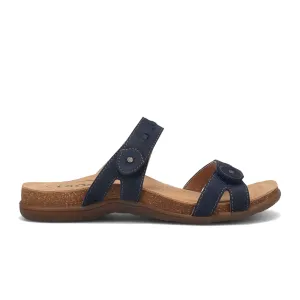 Taos Bandalero Slide Sandal (Women) - Navy Nubuck