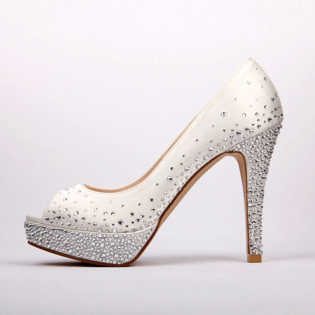 *UK size 2 - PRINCESS - beige, 11/2cm heels