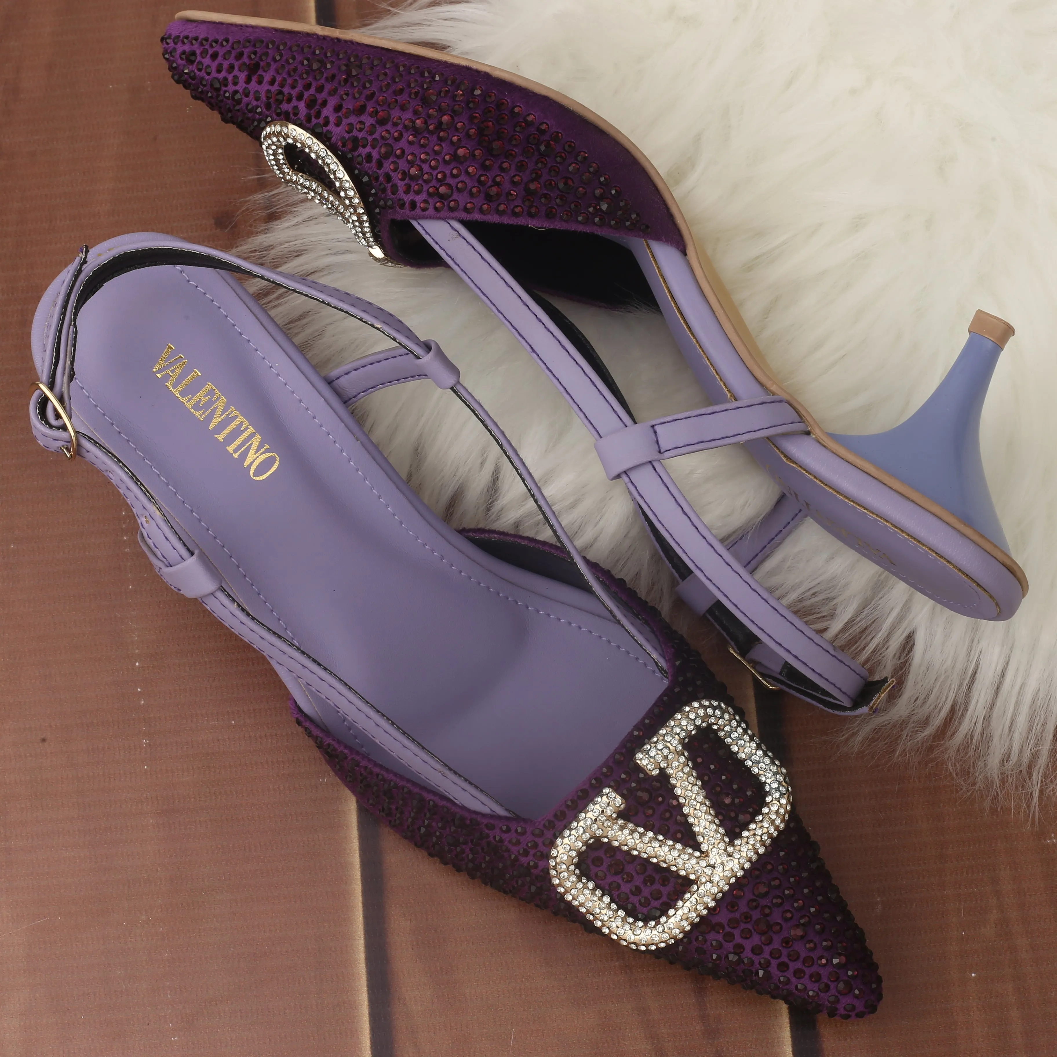 VALENTINO heel purple